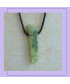 Pendentif semi-brut en Prehnite