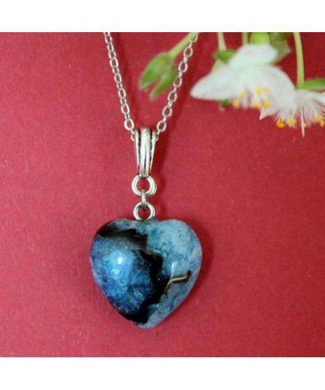 Pendentif Cœur en Agate