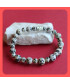 Bracelet en Jaspe dalmatien
