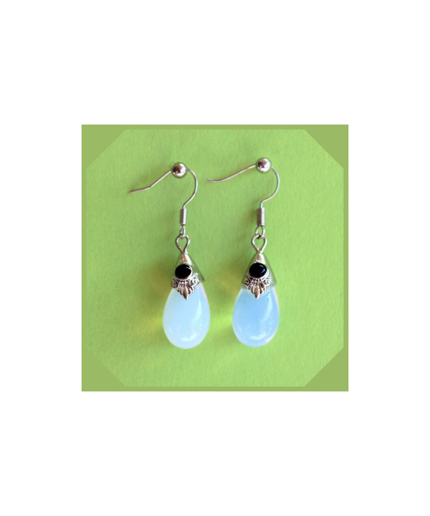 Boucles d'oreilles en Pierre de Lune