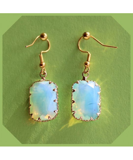 Boucles d'oreilles en Pierre de Lune