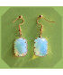 Boucles d'oreilles en Pierre de Lune