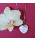 Pendentif Cœur en Howlite