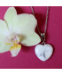 Pendentif Cœur en Howlite