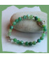 Bracelet Tortue en Agate verte