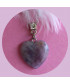 Pendentif Cœur en Améthyste
