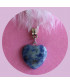 Pendentif Cœur en Sodalite