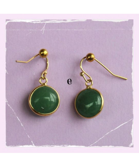 Boucles d'oreilles en Aventurine