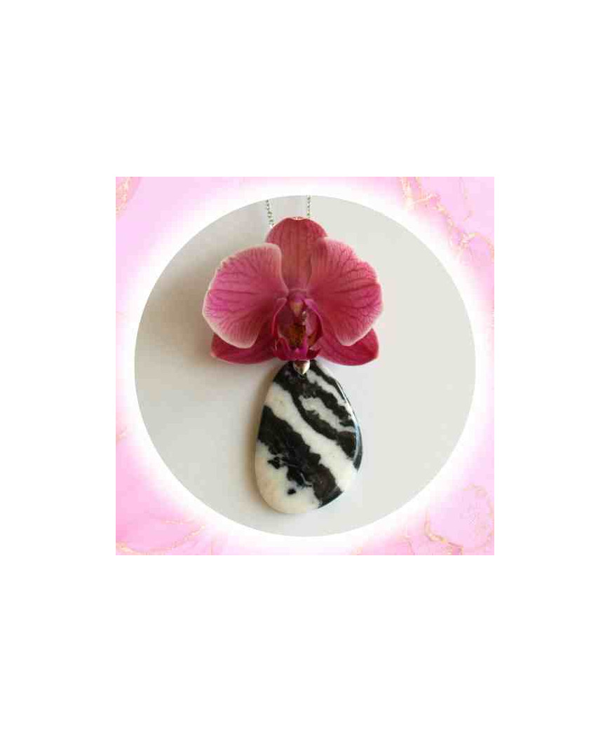 Pendentif en Jaspe zébré