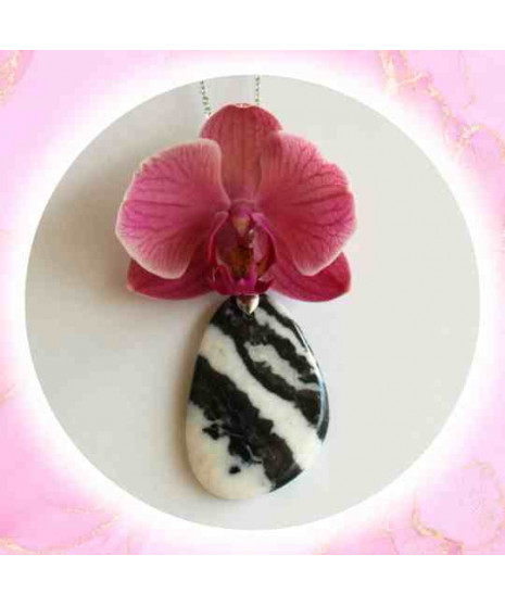 Pendentif en Jaspe zébré