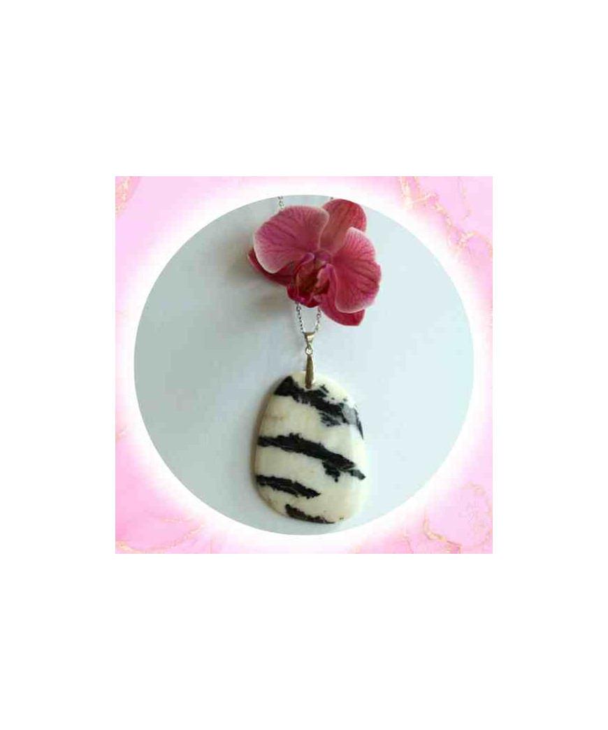 Pendentif en Jaspe zébré