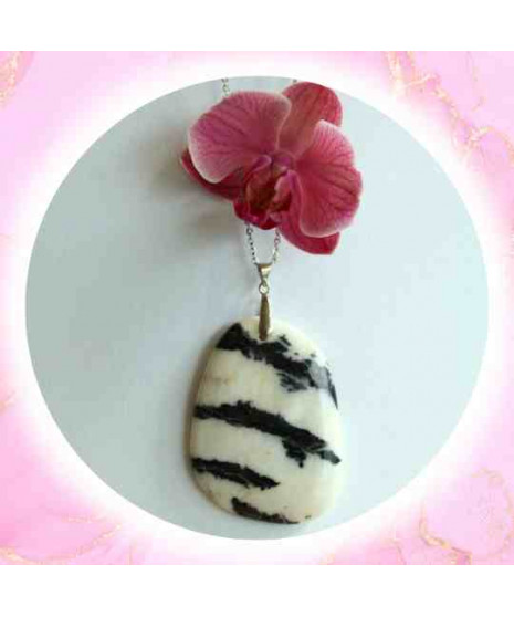 Pendentif en Jaspe zébré