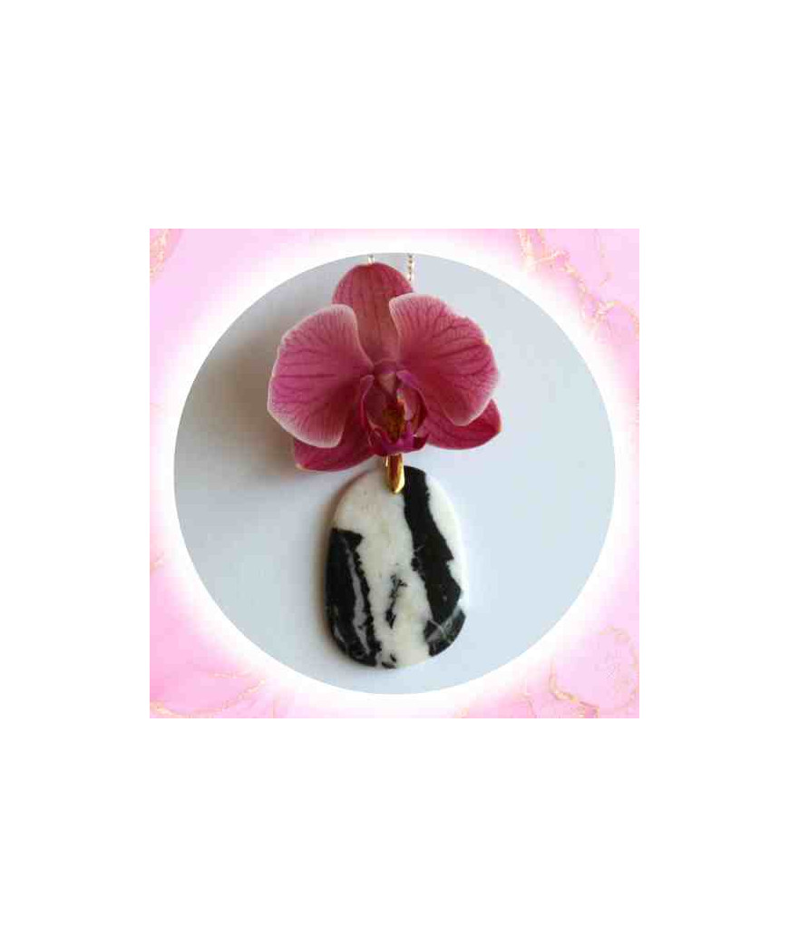 Pendentif en Jaspe zébré