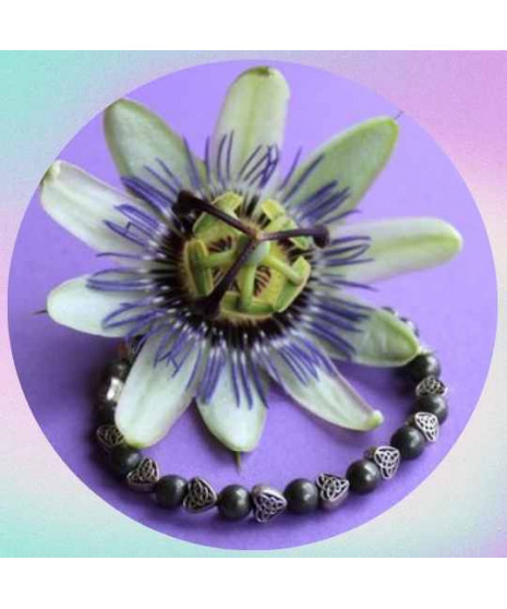 Bracelet Cœurs en Pyrite