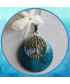 Pendentif Arbre de vie en  Agate bleue