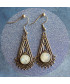 Boucles d'oreilles en Pierre de Lune