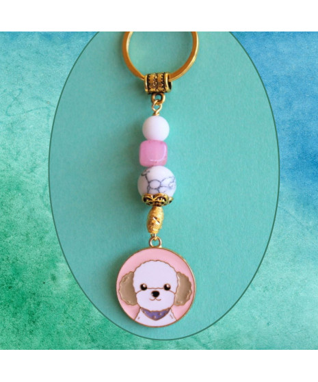 Porte-clefs chien