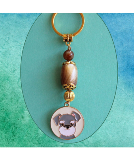 Porte-clefs chien