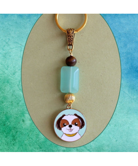 Porte-clefs chien