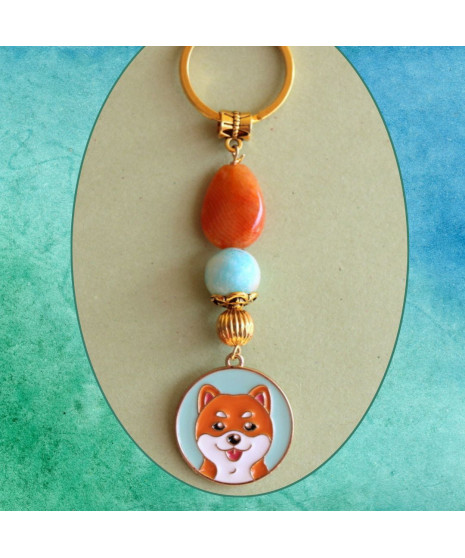 Porte-clefs chien