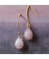 Boucles d'Oreilles en Quartz rose