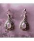 Boucles d'Oreilles en Quartz rose