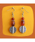 Boucles d'oreilles en Agate