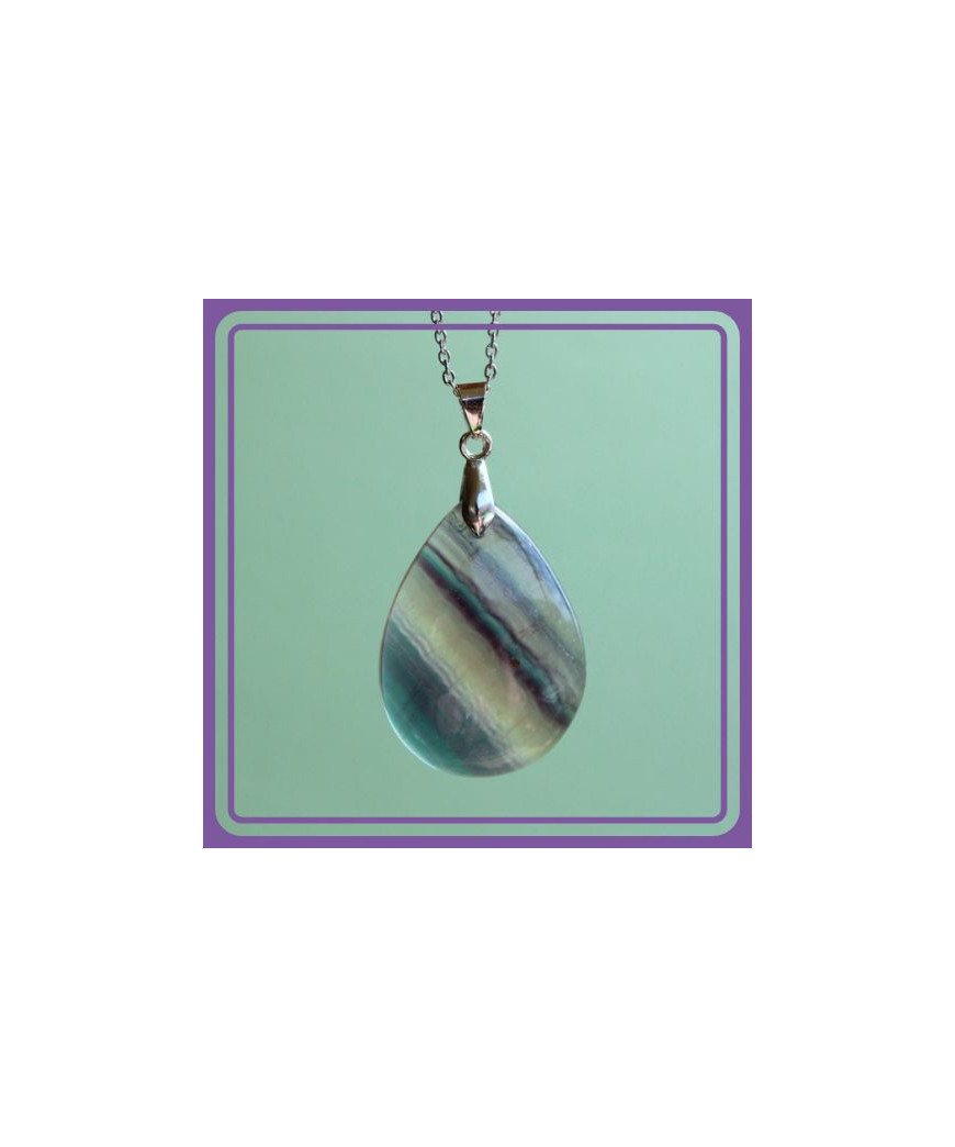 Pendentif en Fluorite