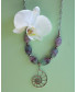 Pendentif Ammonite en Fluorite