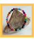 Bracelet en Agate multicolore