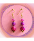Boucles d'Oreilles en Sugilite