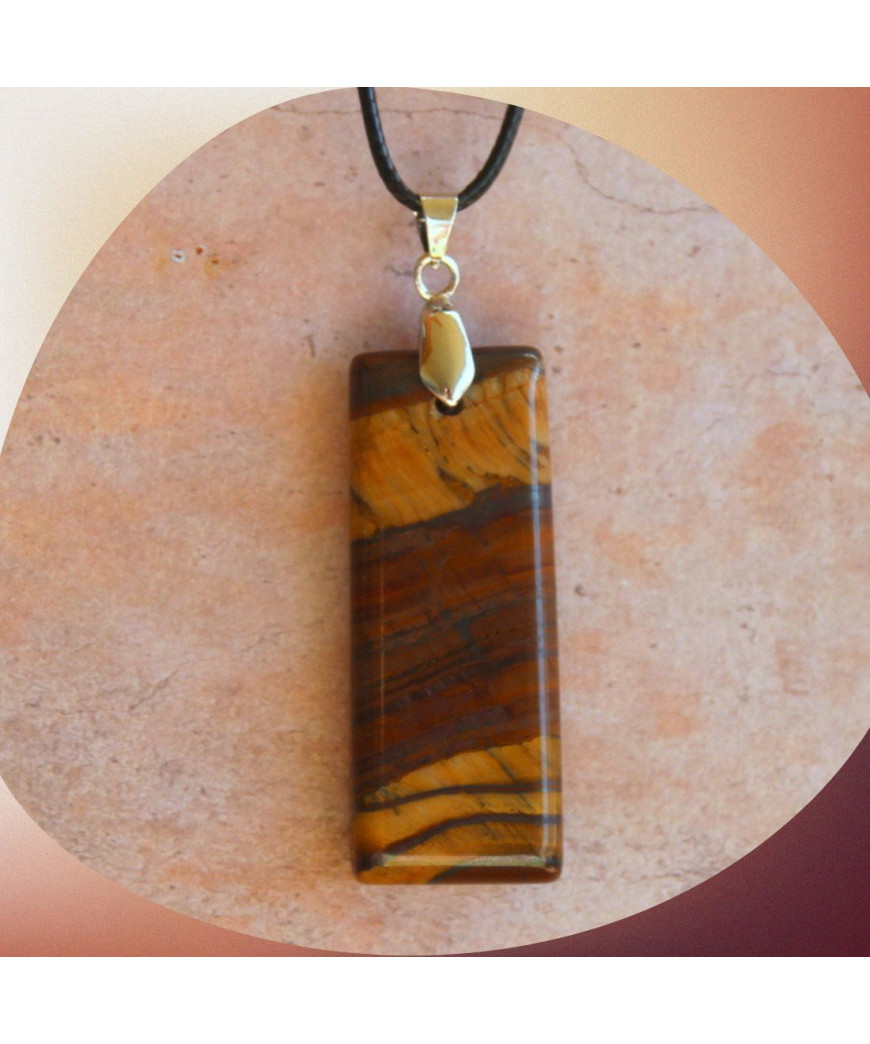 Pendentif en Œil de Tigre