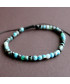 Bracelet en Agate feu bleue