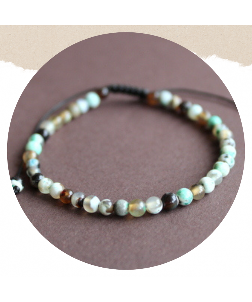 Bracelet  en Agate feu