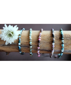 Bracelet  en Agate feu