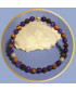 Bracelet en Améthyste et Oeil de tigre