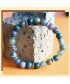Bracelet Bouddha en Agate mousse