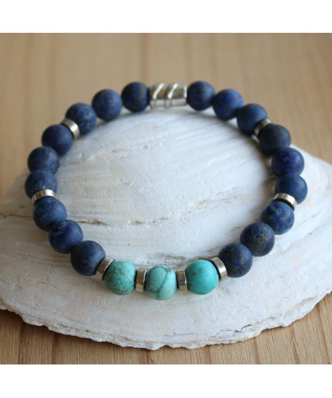Bracelet Lapis-Lazuli-Turquoise