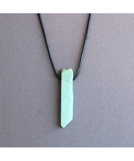Pendentif semi-brut en Amazonite