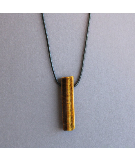 Pendentif semi-brut en Œil de tigre
