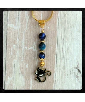 Porte-clefs Chat noir