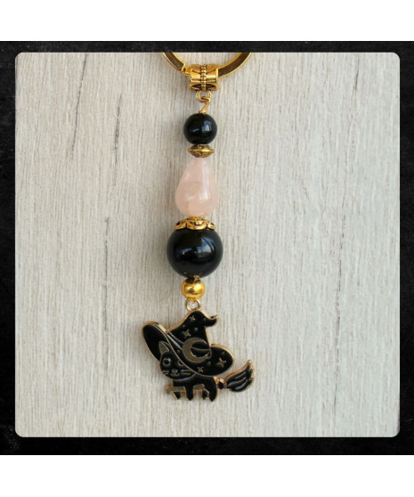 Porte-clefs Chat noir