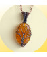 Pendentif Arbre de vie en Ambre