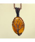 Pendentif Arbre de vie en Ambre