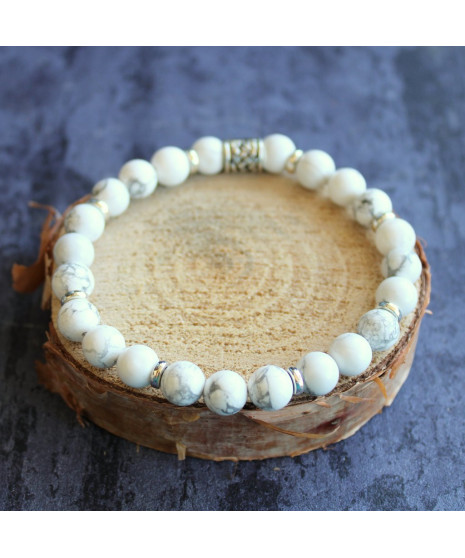 Bracelet en Howlite