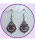 Boucles d'oreilles en Améthyste