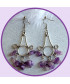 Boucles d'oreilles en Améthyste