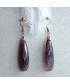 Boucles d'oreilles en Améthyste