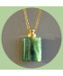 Pendentif Flacon de parfum en Agate mousse
