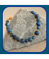 Bracelet en Jaspe bleu